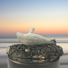 Load image into Gallery viewer, Seal sculpture: Morning Mist