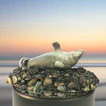 Load image into Gallery viewer, Seal sculpture: Morning Mist