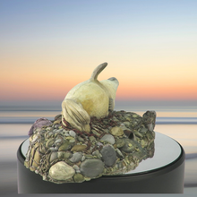 Load image into Gallery viewer, Seal sculpture: Pale Badger Pup