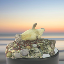 Load image into Gallery viewer, Seal sculpture: Grey Top and Tail Pup