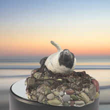Load image into Gallery viewer, Seal sculpture: 'Panda' Pup