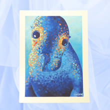 Load image into Gallery viewer, Art - Print: Deep Blue Seal
