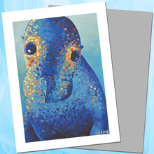 Load image into Gallery viewer, Art - Print: Deep Blue Seal