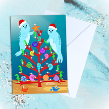Load image into Gallery viewer, Card - Seaweed Tree Seals