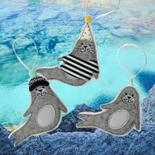 Load image into Gallery viewer, Fabric Seal Decorations