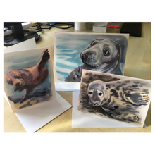 Load image into Gallery viewer, Card - Sarah Bell Watercolour Seal Collection